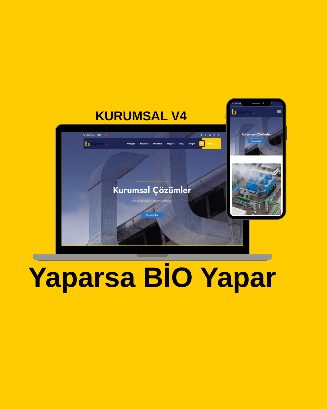 Her Sektöre Uyumlu Kurumsal v4 Yazılım