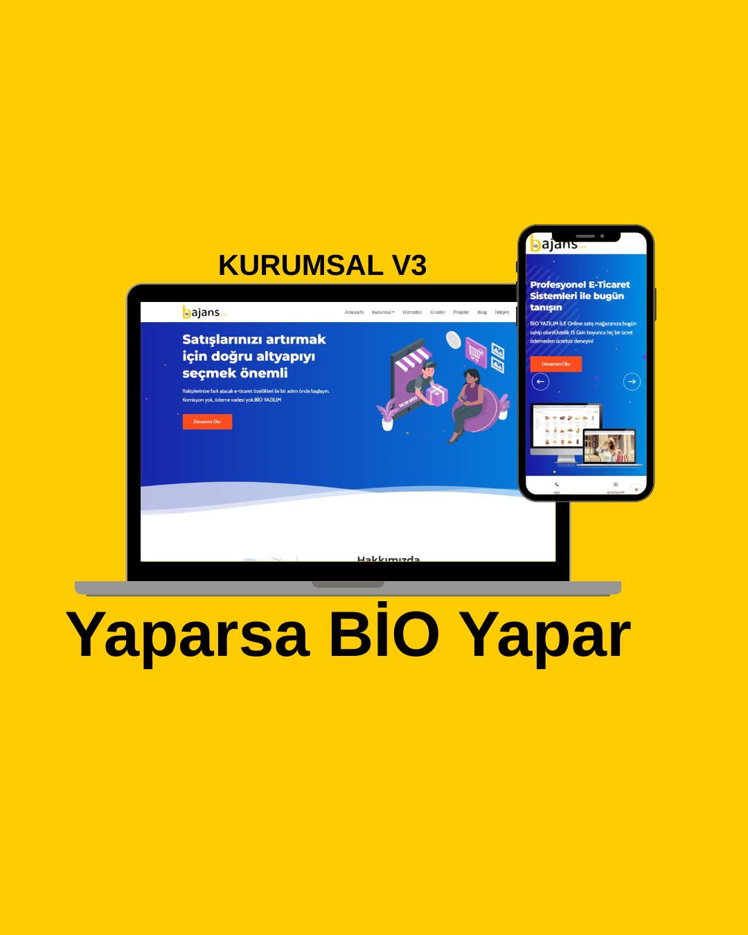 Her Sektöre Uyumlu Kurumsal v3 Yazılımı
